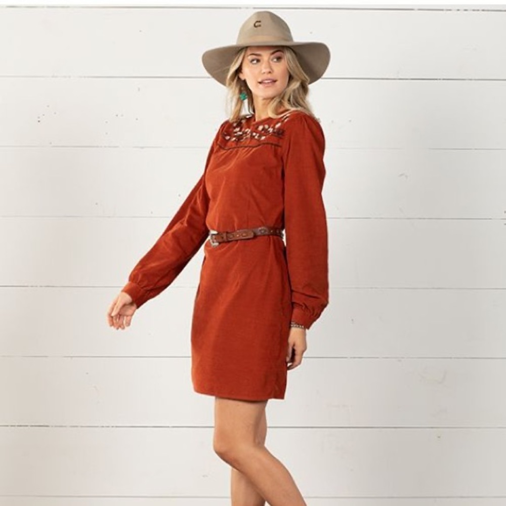 NWOT - Wrangler Retro Georgia Red Clay Dress
